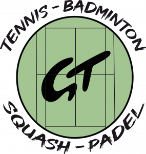 Logo officiel de Gilbert Tennis représentant l'identité visuelle de la marque. Ce logo est utilisé pour identifier l'entreprise spécialisée dans le tennis.